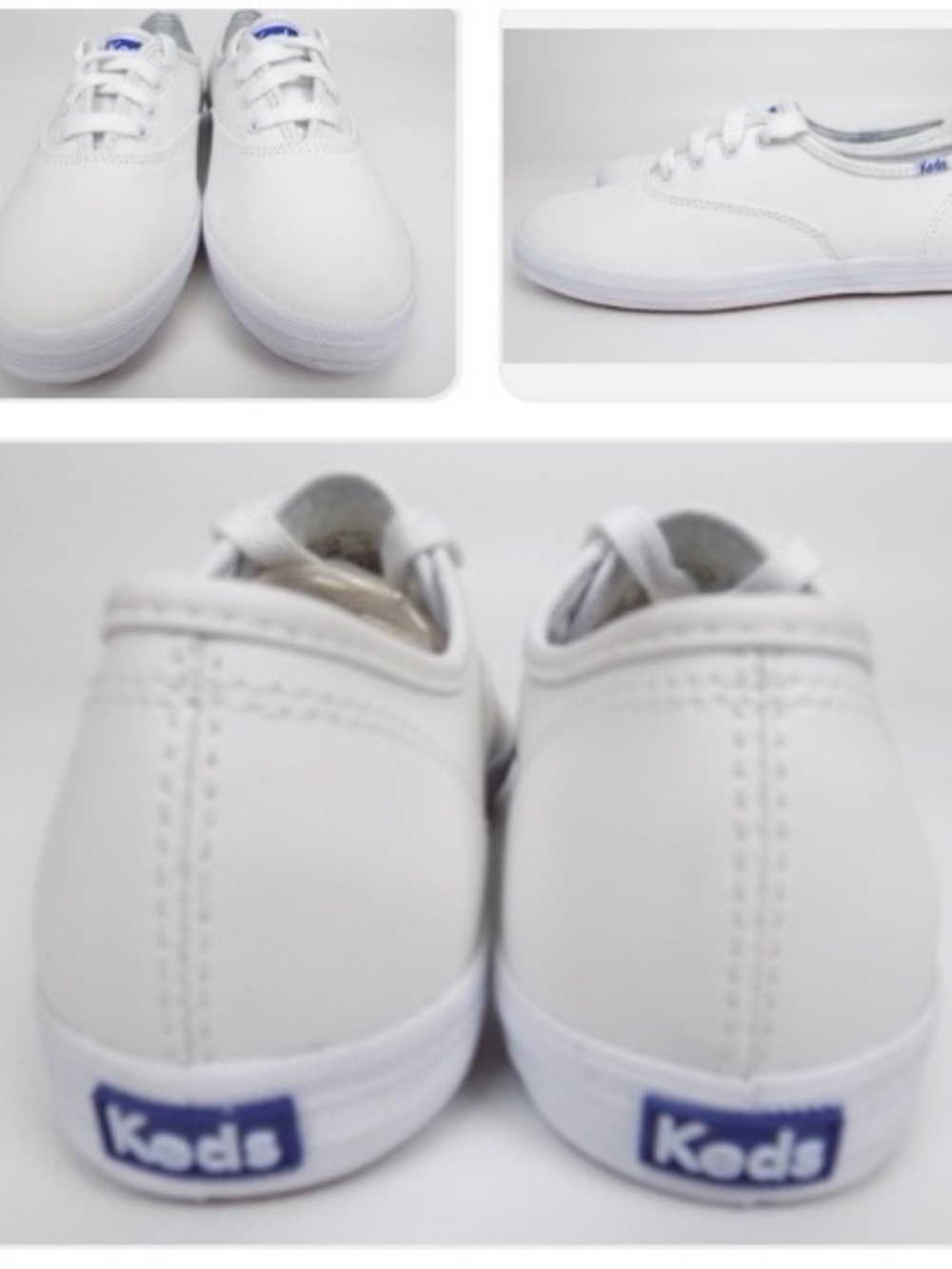Keds Original Champion CVO Sneakers Big Kids Shoes Size 4 White Leather